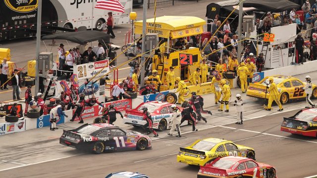 How fast do tires wear in NASCAR?