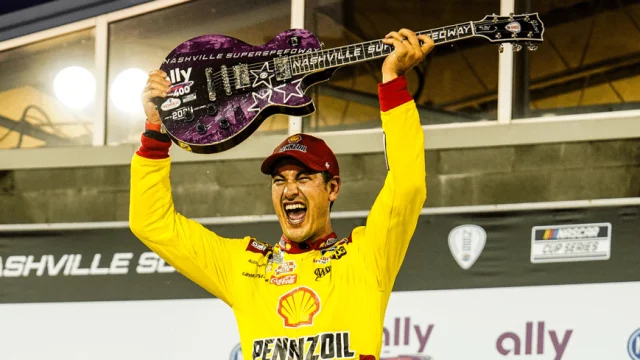 Joey Logano Secures First Win Of Season In Dramatic Ally 400 At Nashville