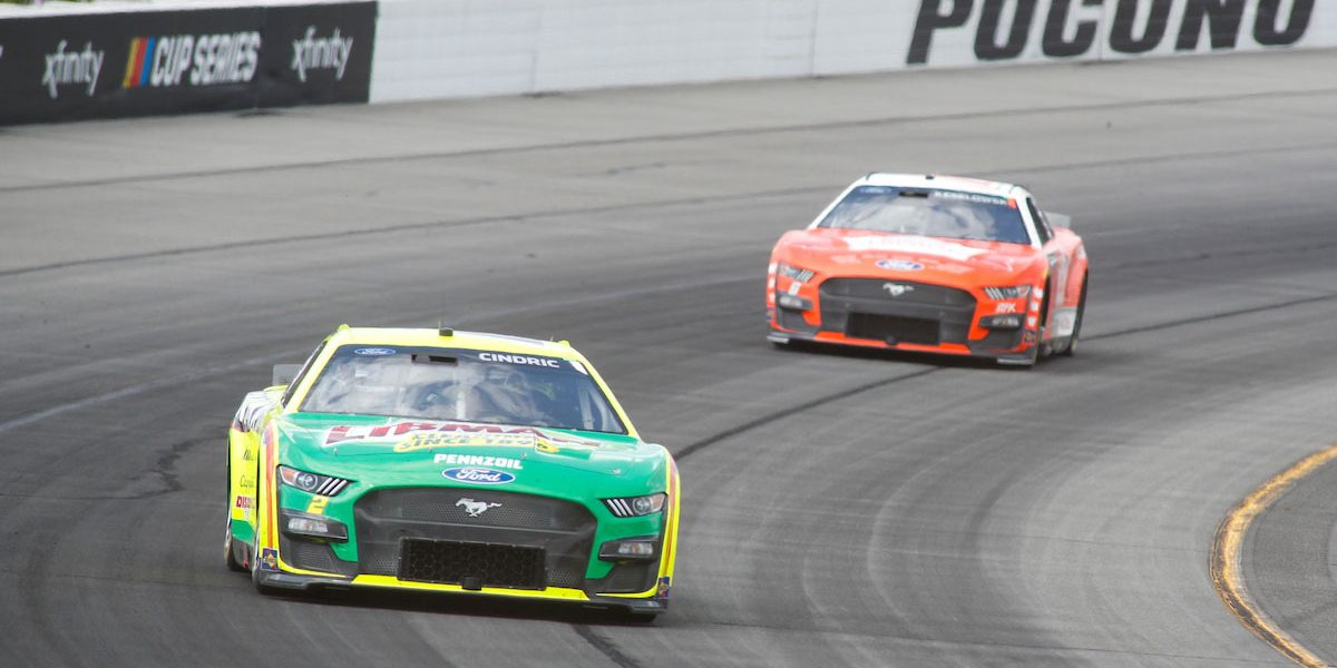 #2: Austin Cindric, Team Penske, Menards/Libman Ford Mustang