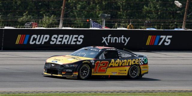 #12: Ryan Blaney, Team Penske, Advance Auto Parts Ford Mustang