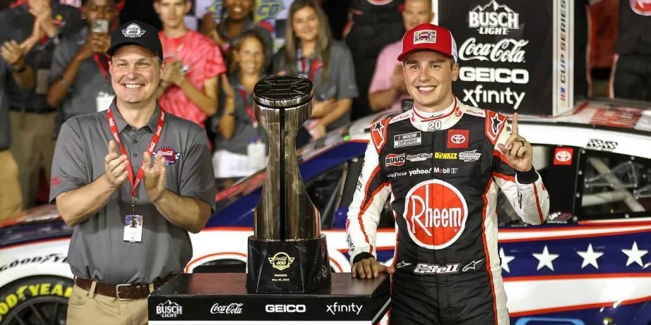 Christopher Bell Triumphs in Rain-Shortened Coca-Cola 600 at Charlotte